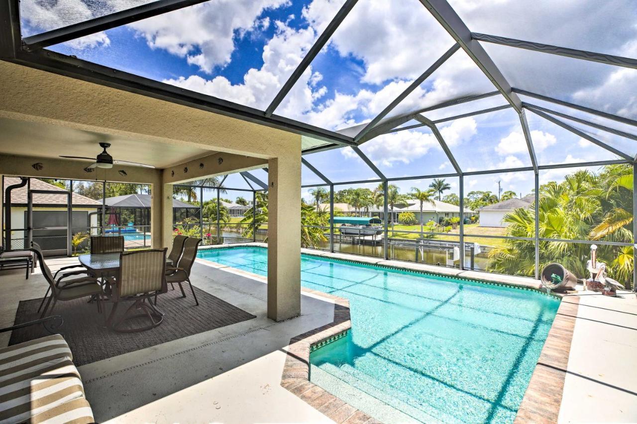 Cape Coral Canalfront Home With Pool And Dock Exterior foto